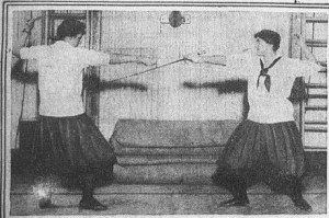 Temple Girls Fencing-2-6-1915