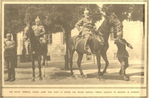 8-5-1915 Prince Leopold Entering Warsaw
