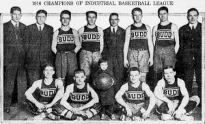 2-25-1916 E.G.Budd Basketball Team