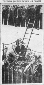 4-14-1916 Diver at work